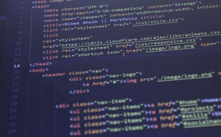Close-up view of HTML and CSS code displayed on a computer screen, ideal for programming and technology themes. — Photo by Bibek ghosh on Pexels
